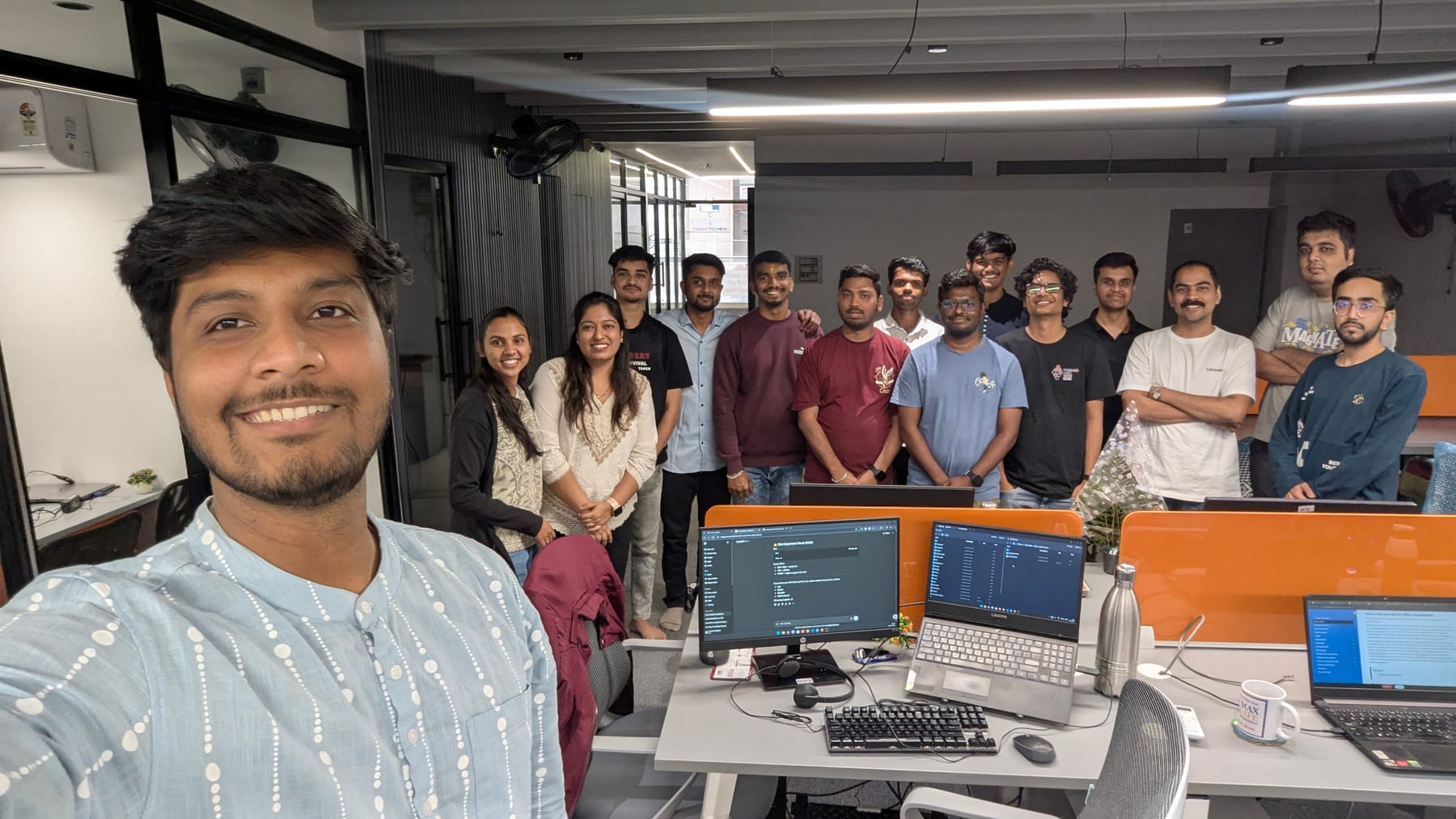 The INSNAPSYS team at the Nashik office